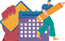 پیش‌نمایش فایل agenda-organization-11811988 از پک برنامه زمانی وظایف