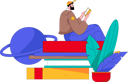 پیش‌نمایش فایل male-book-reader-11822177 از پک خواندن