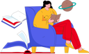 پیش‌نمایش فایل woman-reading-book-11822180 از پک خواندن