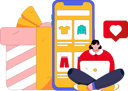پیش‌نمایش فایل woman-doing-shopping-11822475 از پک خرید