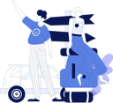 پیش‌نمایش فایل friends-finding-way-from-signboard-11848093 از پک سفر