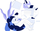 پیش‌نمایش فایل boy-reading-book-while-sitting-on-beanbag-11848026 از پک مطالعه