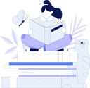 پیش‌نمایش فایل female-student-sitting-on-book-and-preparing-for-exam-11848060 از پک مطالعه