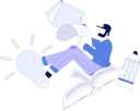 پیش‌نمایش فایل male-student-flying-with-book-11848045 از پک مطالعه