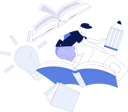 پیش‌نمایش فایل student-flying-with-book-11848040 از پک مطالعه