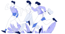 پیش‌نمایش فایل two-girl-running-with-boy-in-park-11847788 از پک دویدن