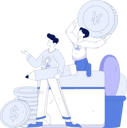 پیش‌نمایش فایل boy-making-financial-calendar-11847651 از پک ورود