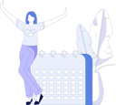 پیش‌نمایش فایل woman-with-calendar-11847654 از پک ورود