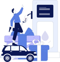 پیش‌نمایش فایل boy-refuelling-car-at-gas-station-11847535 از پک سوخت گیری ماشین