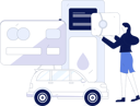 پیش‌نمایش فایل girl-investing-money-in-fuel-station-11847528 از پک سوخت گیری ماشین
