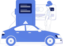 پیش‌نمایش فایل paying-through-credit-card-for-vehicle-refilling-11847561 از پک سوخت گیری ماشین