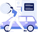 پیش‌نمایش فایل paying-through-debit-card-for-vehicle-refilling-11847553 از پک سوخت گیری ماشین