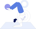 پیش‌نمایش فایل boy-doing-hand-stand-11847945 از پک یوگا