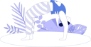 پیش‌نمایش فایل girl-doing-chakrasana-11847946 از پک یوگا
