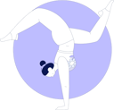 پیش‌نمایش فایل girl-doing-hand-stand-at-home-11847954 از پک یوگا
