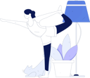 پیش‌نمایش فایل girl-doing-natrajasana-at-home-11847952 از پک یوگا