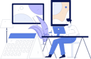 پیش‌نمایش فایل virtual-work-done-by-businessman-11846854 از پک خانه