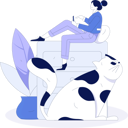 پیش‌نمایش فایل woman-is-chatting-on-phone-while-relaxing-from-home-11846864 از پک خانه