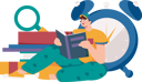 پیش‌نمایش فایل boy-reading-book-on-time-11805825 از پک خواندن