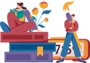 پیش‌نمایش فایل female-book-reader-11805818 از پک خواندن