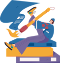 پیش‌نمایش فایل girl-holding-paint-brush-with-book-11805816 از پک خواندن
