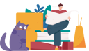 پیش‌نمایش فایل male-reading-book-11805822 از پک خواندن