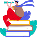 پیش‌نمایش فایل boy-exploring-literar-11845443 از پک دانش