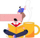 پیش‌نمایش فایل girl-reading-book-11845444 از پک دانش