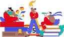 پیش‌نمایش فایل people-enjoying-book-reading-11845461 از پک دانش