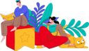 پیش‌نمایش فایل people-reading-book-11845456 از پک دانش