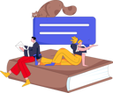 پیش‌نمایش فایل people-reading-quietly-11845445 از پک دانش