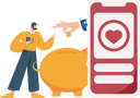 پیش‌نمایش فایل boy-giving-online-donation-11811683 از پک امور مالی