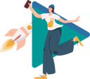 پیش‌نمایش فایل girl-running-late-for-work-11811741 از پک دویدن
