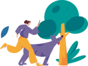 پیش‌نمایش فایل girl-running-with-pet-dog-11811738 از پک دویدن