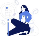 پیش‌نمایش فایل girl-influencer-earning-money-from-podcast-11846766 از پک تجارت الکترونیک
