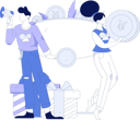پیش‌نمایش فایل people-using-digital-wallet-11846735 از پک تجارت الکترونیک