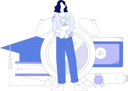 پیش‌نمایش فایل girl-taking-online-lecture-11846680 از پک آموزش