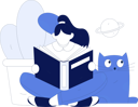 پیش‌نمایش فایل girl-with-novel-11846716 از پک آموزش
