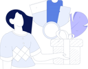 پیش‌نمایش فایل girl-getting-shopping-coupon-and-gift-11846652 از پک تجارت الکترونیک