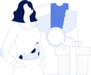 پیش‌نمایش فایل girl-getting-shopping-coupon-and-gift-11846653 از پک تجارت الکترونیک