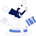 پیش‌نمایش فایل woman-doing-online-shopping-11846626 از پک تجارت الکترونیک