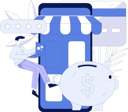 پیش‌نمایش فایل boy-doing-card-payment-11846529 از پک تجارت الکترونیک