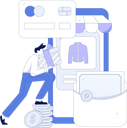 پیش‌نمایش فایل boy-doing-card-payment-11846546 از پک تجارت الکترونیک