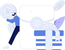 پیش‌نمایش فایل boy-with-gift-angpow-11846567 از پک تجارت الکترونیک