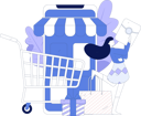 پیش‌نمایش فایل girl-doing-shopping-11846555 از پک تجارت الکترونیک