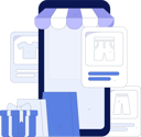پیش‌نمایش فایل online-shopping-app-11846569 از پک تجارت الکترونیک