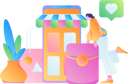 پیش‌نمایش فایل girl-doing-mobile-shopping-11895136 از پک تجارت الکترونیک