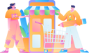 پیش‌نمایش فایل people-doing-mobile-shopping-11895133 از پک تجارت الکترونیک