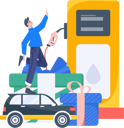 پیش‌نمایش فایل boy-at-gas-station-11896300 از پک سوخت گیری ماشین