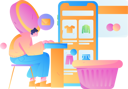 پیش‌نمایش فایل boy-doing-mobile-shopping-11895186 از پک خرید آنلاین